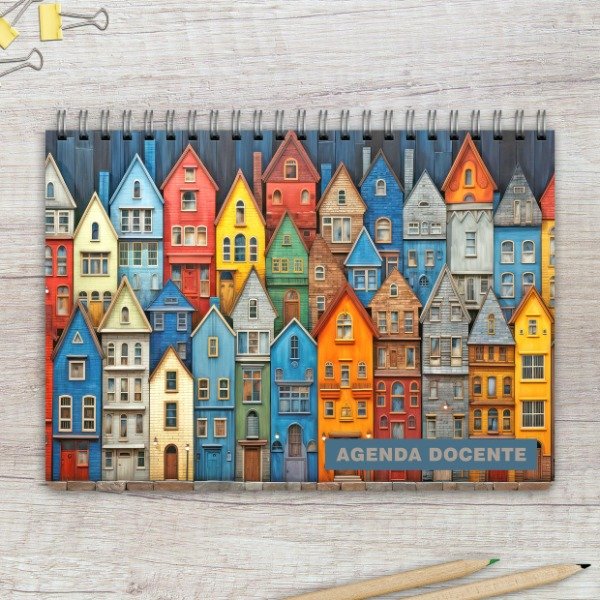 Producto - Agenda Docente A4 dis. casas
