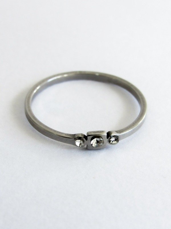 Producto - Anillo Mini Cuadrado con Cubic