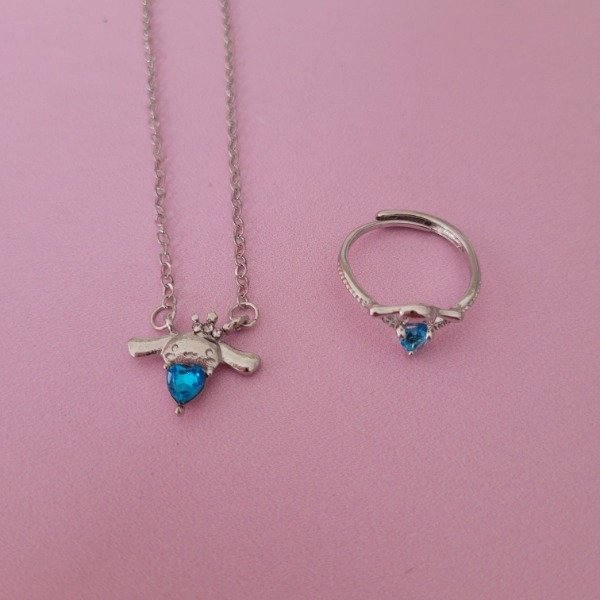 Producto - Set Collar Y Anillo CINNAMOROLL