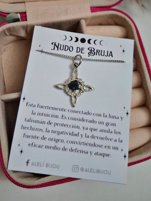 Producto - Collar Nudo de Bruja (turmalina)