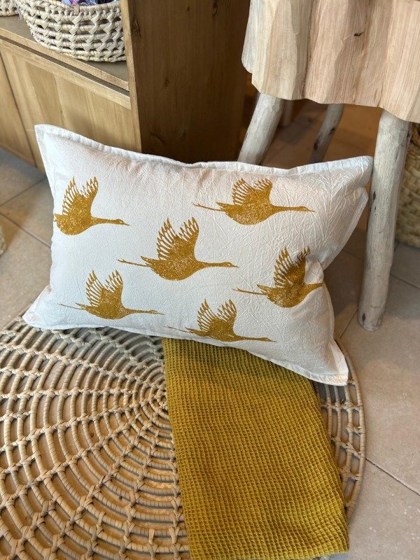 Producto - FUNDA PARA ALMOHADON 50x70 GRULLAS