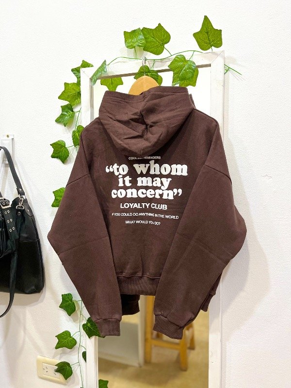 Producto - Buzo concern chocolate