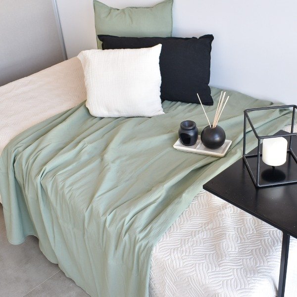 Producto - PIE DE CAMA VERDE TUSOR