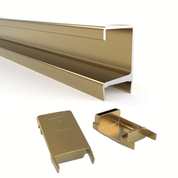 Producto - Perfil Manija C Dorado x 3 mts Grupo Euro