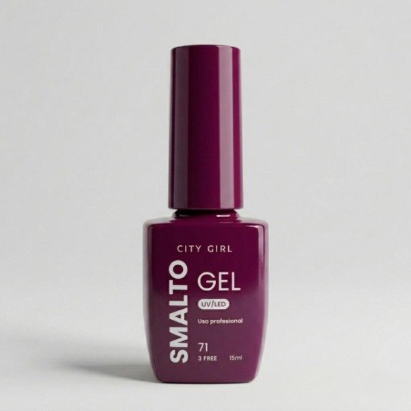 Producto - Esmalte Semi City Girl 15ml (3FREE) - #71 (CHERRY)