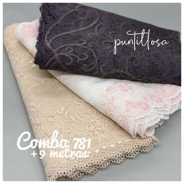 Producto - Combo 781- Puntillas Surtidas +9 metros