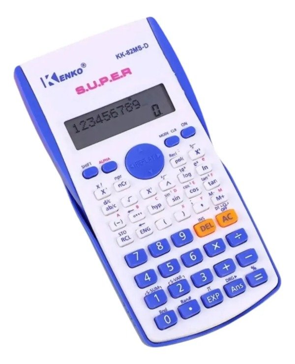 Producto - Calculadora Científica KENKO 10+2 Digitos kk 82ms AZUL - 3