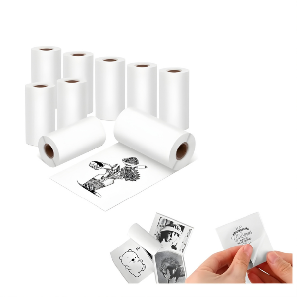 Producto - Pack X5 Papel Adhesivo Sticker para Mini Impresora