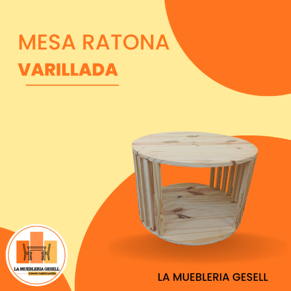 Producto - MESA RATONA REDONDA VARILLADA