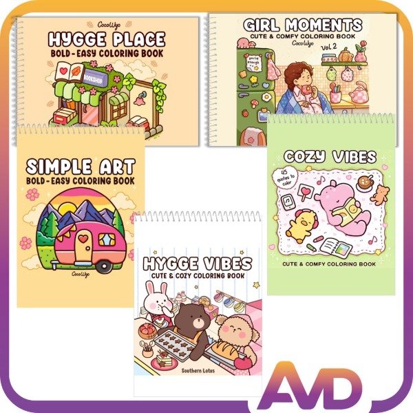Producto - Cozy Friends Cuaderno para colorear (más titulos) - 1