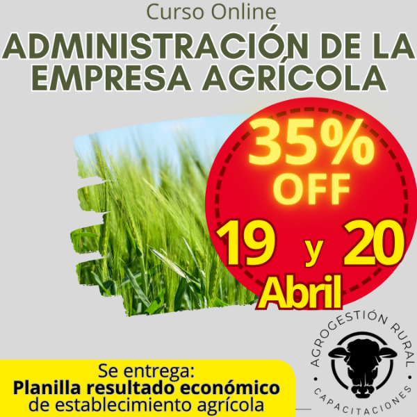 Producto - Curso Online Administración de la empresa agrícola