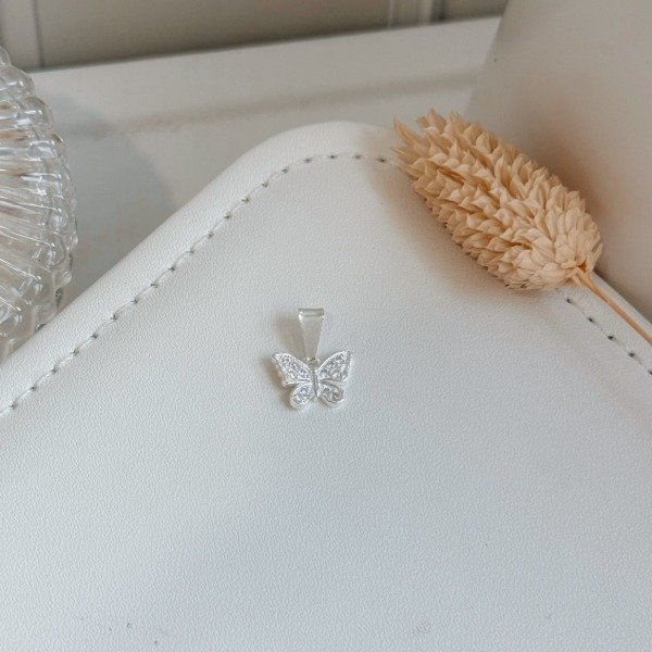 Producto - Dije Mariposa Laminado Plata 925