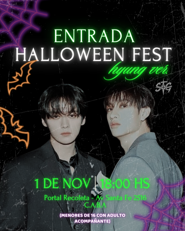 Producto - Entrada General - Halloween Fest Hyung Ver.