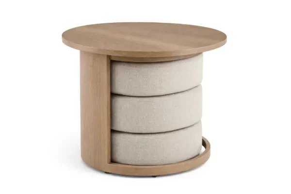 Producto - Mesa Auxiliar con Puff Montevideo