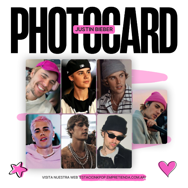 Producto - SET PHOTOCARDS JUSTIN