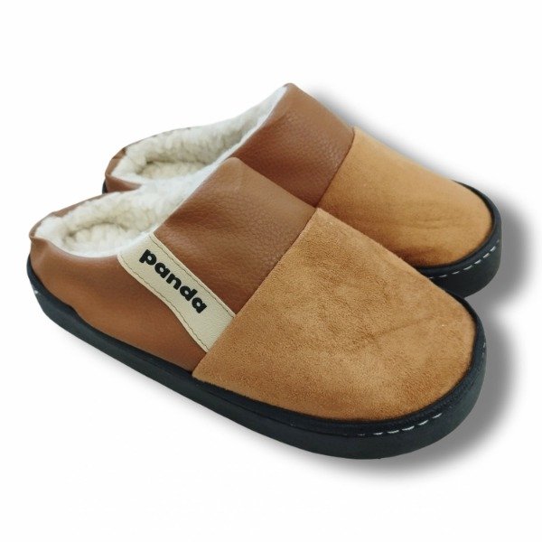Producto - Pantuflas Hombre con Peluche - Panda