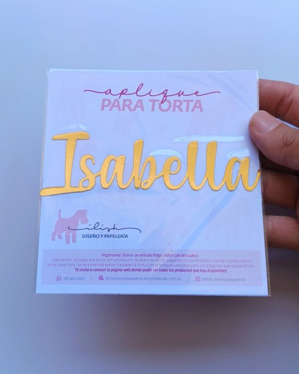 Producto - Aplique Isabella