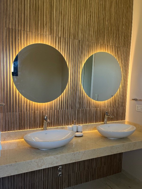 Producto - Espejo Circular - Cuadrado Retroiluminado LED