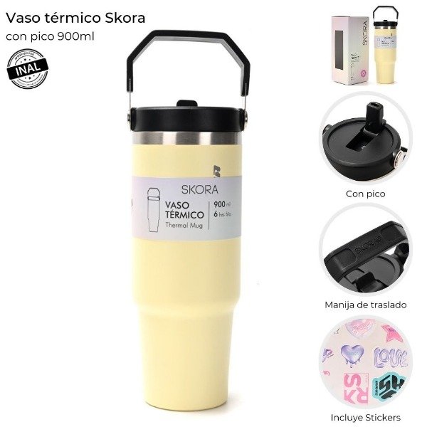 Producto - Vaso termico con pico 900ml - SKORA - 0