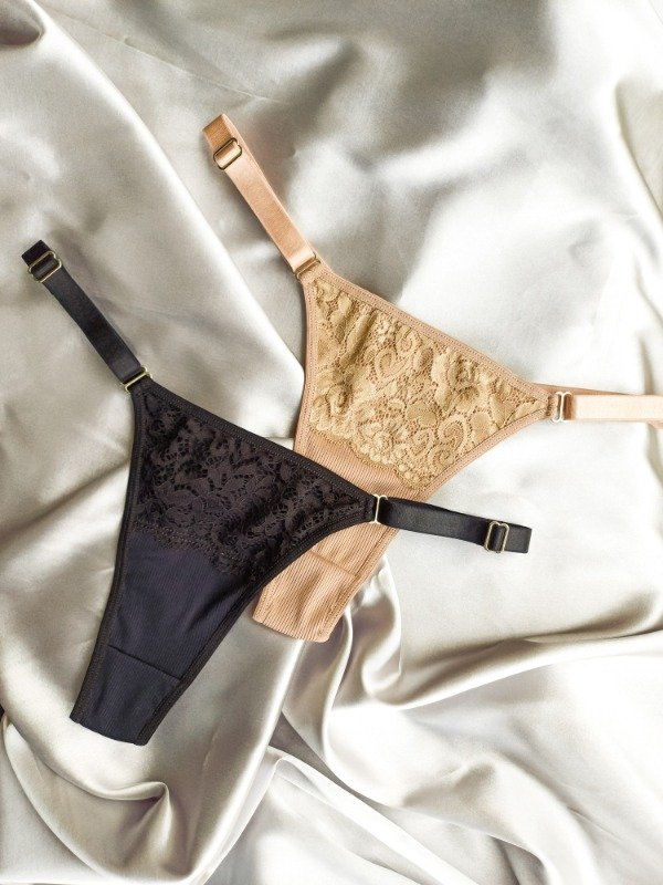 Producto - PACK X2 MORLEY Y PUNTILLA NEGRO Y AVELLANA