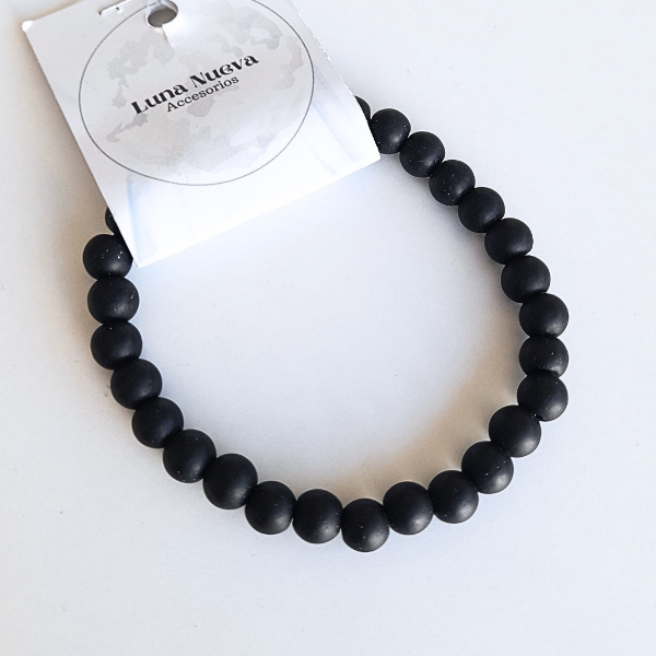 Producto - Pulsera esferas Onix Negro
