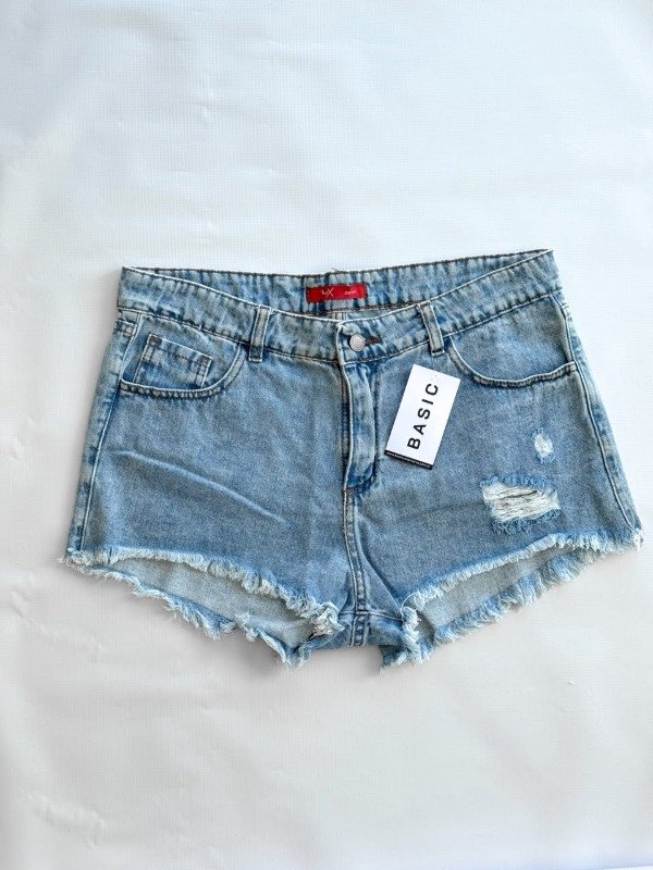 Producto - Short Siria celeste tiro medio TALLE 40 - 0