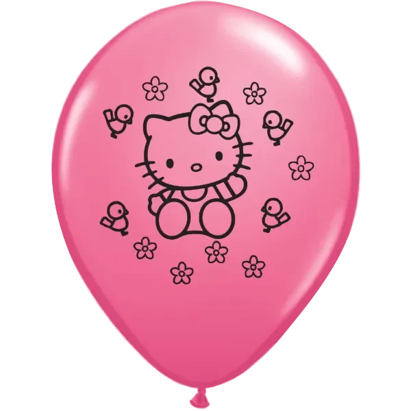 Producto - Globo de látex estampado Hello Kitty x5u