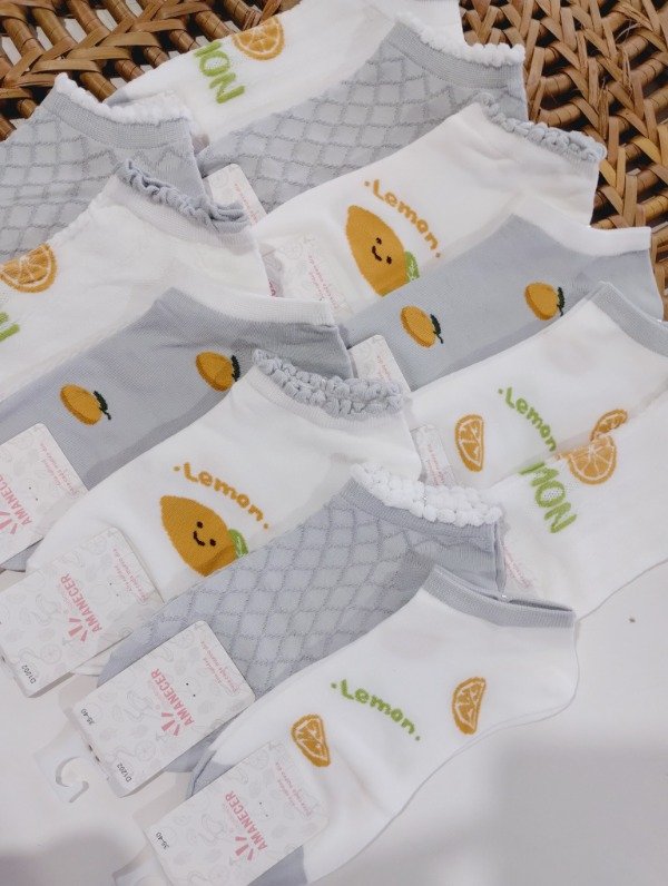Producto - Soquetes amanecer de limones del 35-40