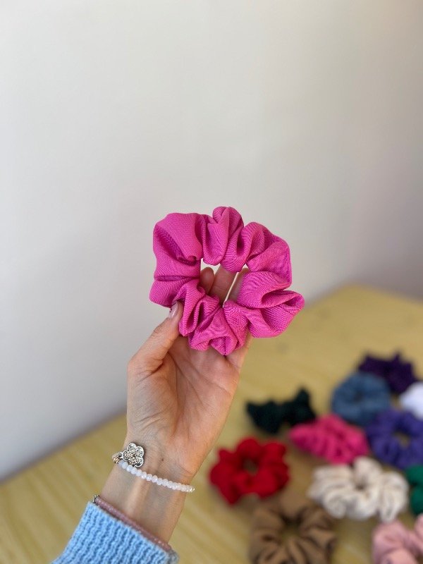 Producto - Scrunchie tropical fucsia - 0