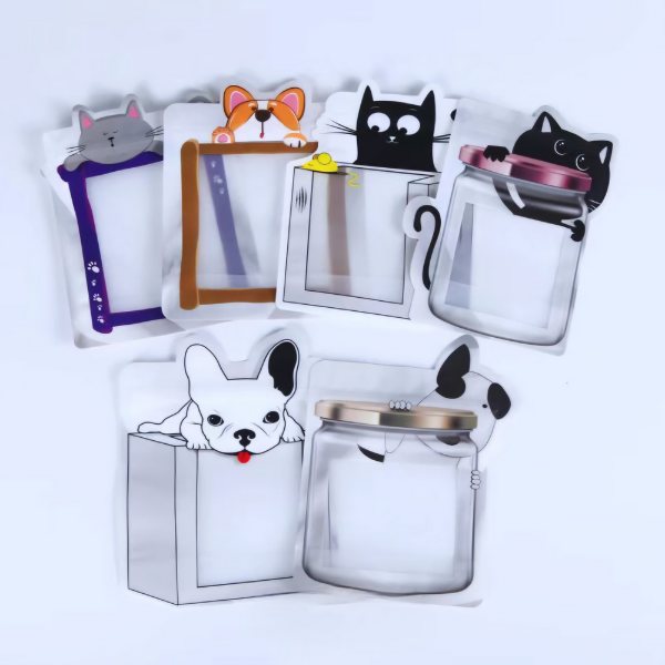 Producto - Set 6 bolsas con cierre hermético gatitto/ perrito