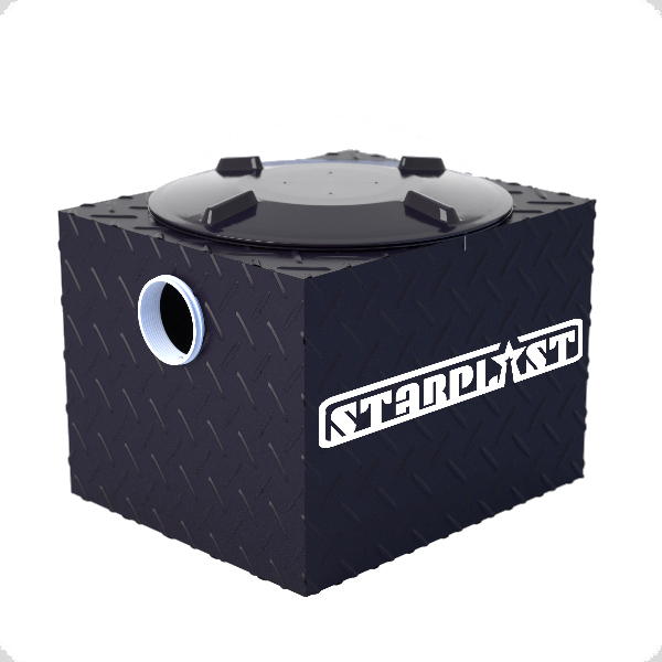 Producto - Cámara De Registro De Lodos 100 L Negro