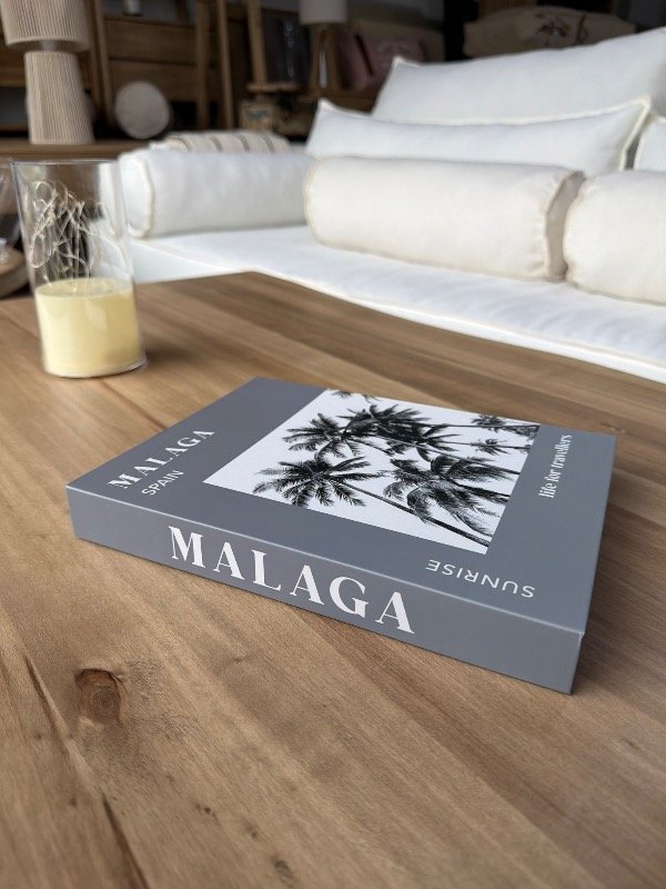 Producto - Libro decorativo MÁLAGA - 1