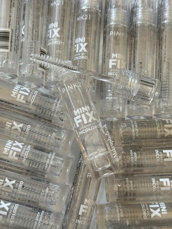 Producto - GEL PARA CEJAS MINI FIX INCOLORO - PINK 21 - CAJA DE 24 UNIDADES
