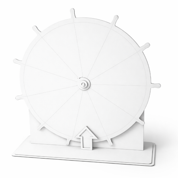 Producto - Rueda de la fortuna 60cm BLANCA