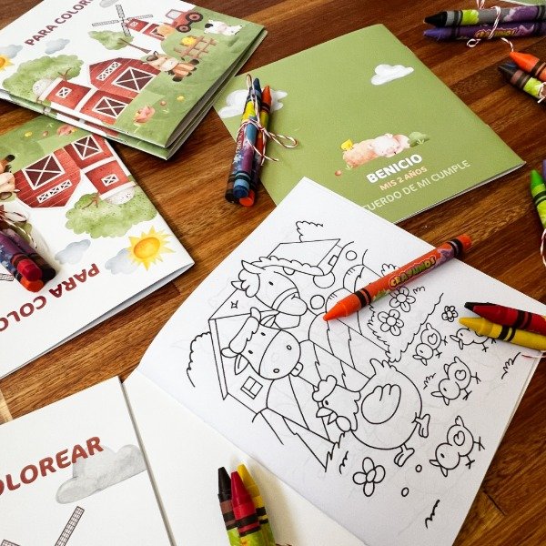 Producto - Librito para colorear personalizado