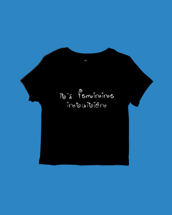Producto - Baby Tee Feminine Intuition - Olivia Rodrigo