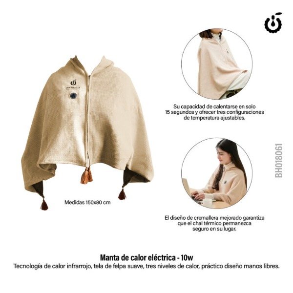 Producto - Manta de calor electrica Cherimoya