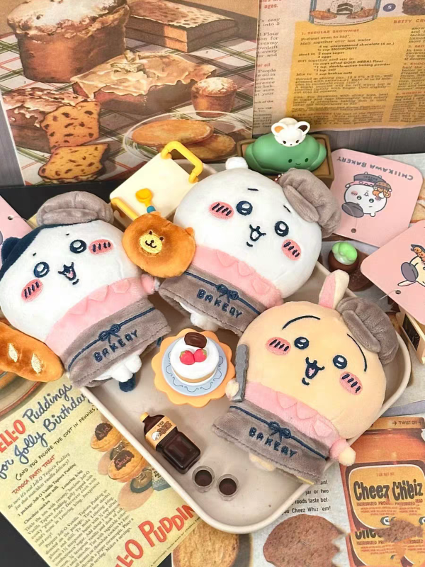 Producto - Peluchitos Colgantes Chiikawa Panaderos Oficiales
