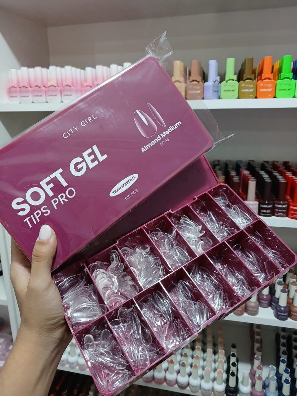 Producto - Tips almendra medios 510 pcs CITY GIRL