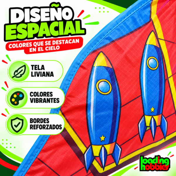 Producto - Barrilete Nave Espacial Delta - 2