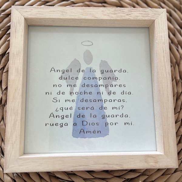 Producto - Cuadrito Ángel de la Guarda