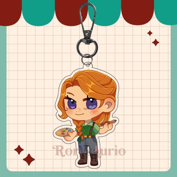 Producto - Llavero-  Leah (Stardew Valley)