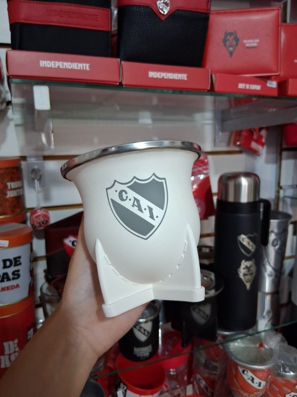 Producto - Mate camionero Independiente blanco