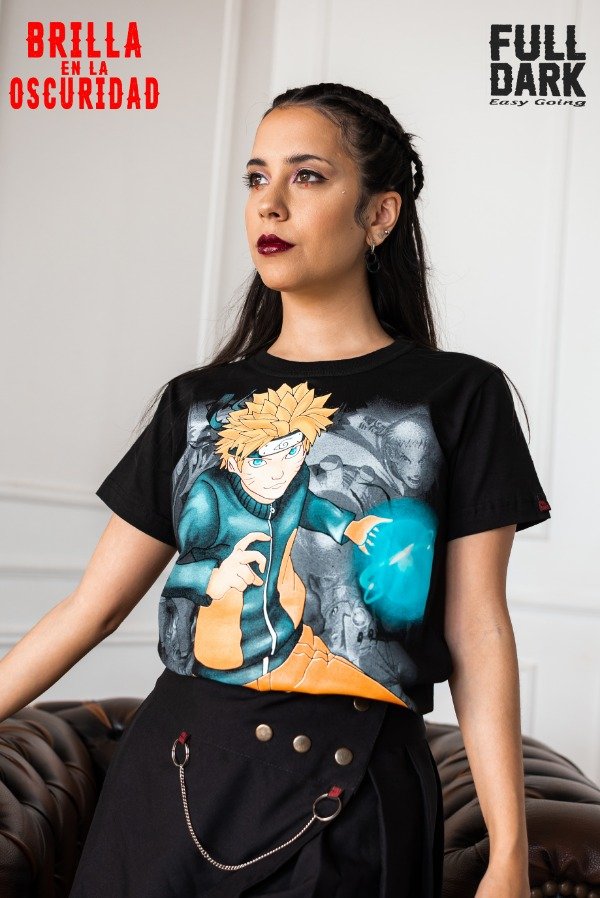 Producto - Remera Naruto -Brilla en la oscuridad-El Poder del Ninja Nunca Se Apaga
