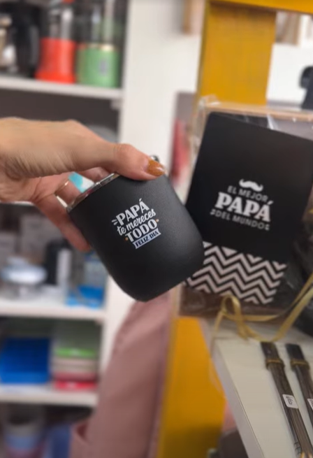 Producto - DIA DEL PADRE - Mate Acero