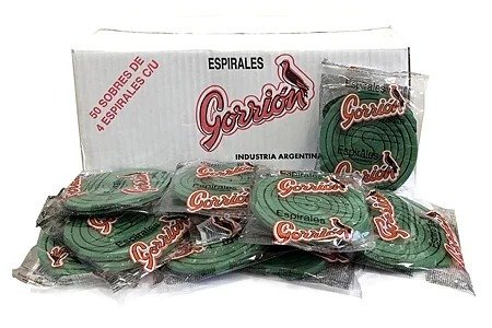 Producto - ESPIRALES GORRION VERDE TRADICIONAL sobre x 4 unidades