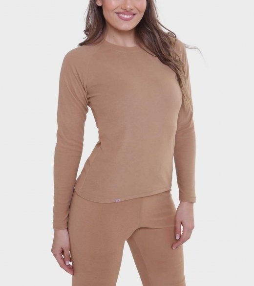 Producto - Remera termica crudo/piel L/XL