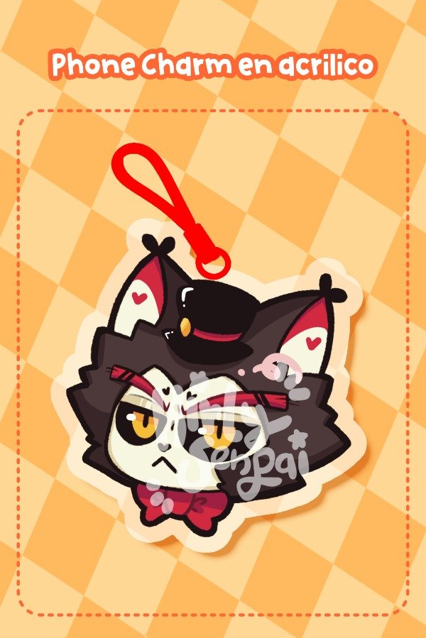 Producto - PhoneCharm Husk de Hazbin Hotel