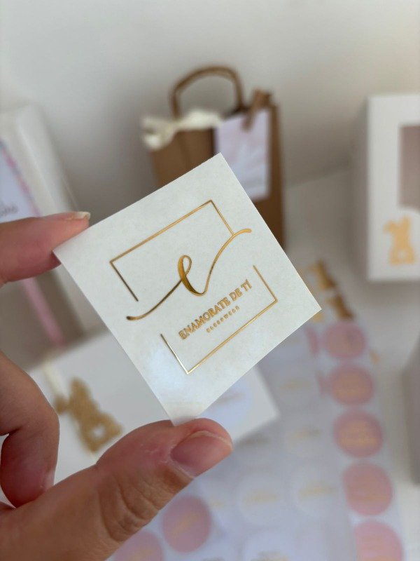 Producto - Plancha de Stickers en Vinilo Transparente con Foil PERSONALIZADOS