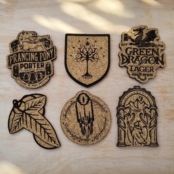 Producto - Posavasos Tolkien - El señor de los anillos